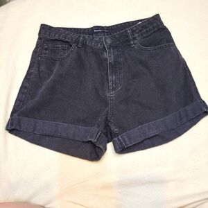 Bluenotes jean shorts in black